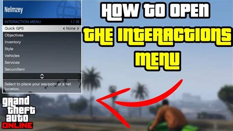 it can also be a small glitch. . How to pull up interaction menu in gta 5 ps4